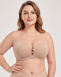 Front-Closure Strapless Push-Up Bra (For EF)