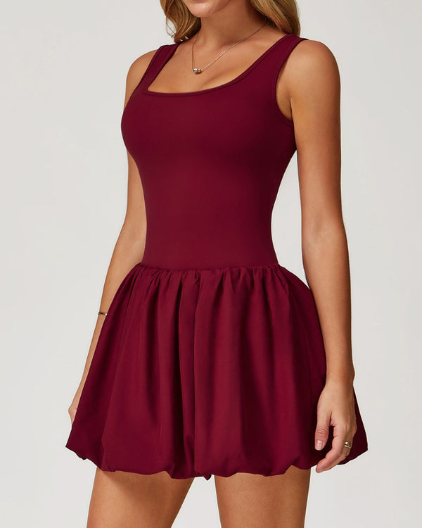 Tennis Dress with Built-In Bodysuit