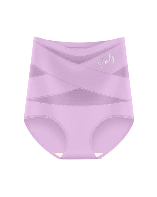Crossover High-Waist Tummy Control Panties