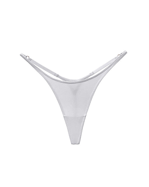 Adjustable Ice Silk Seamless Thong