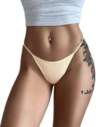 Animal Print Thin Strap Brief