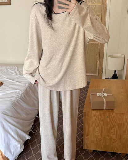 Lazy Day Essentials Long Sleeve Pajama Set