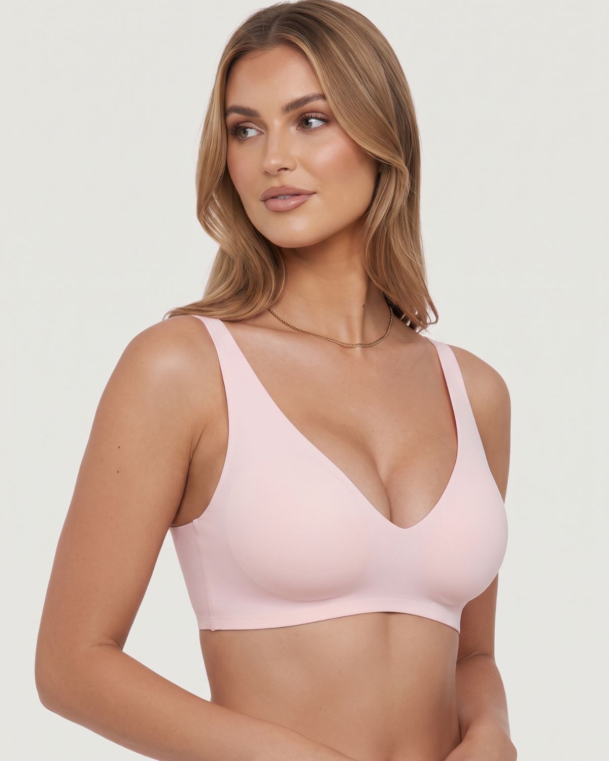 Deep V Lift Seamless Wireless Jelly Bra