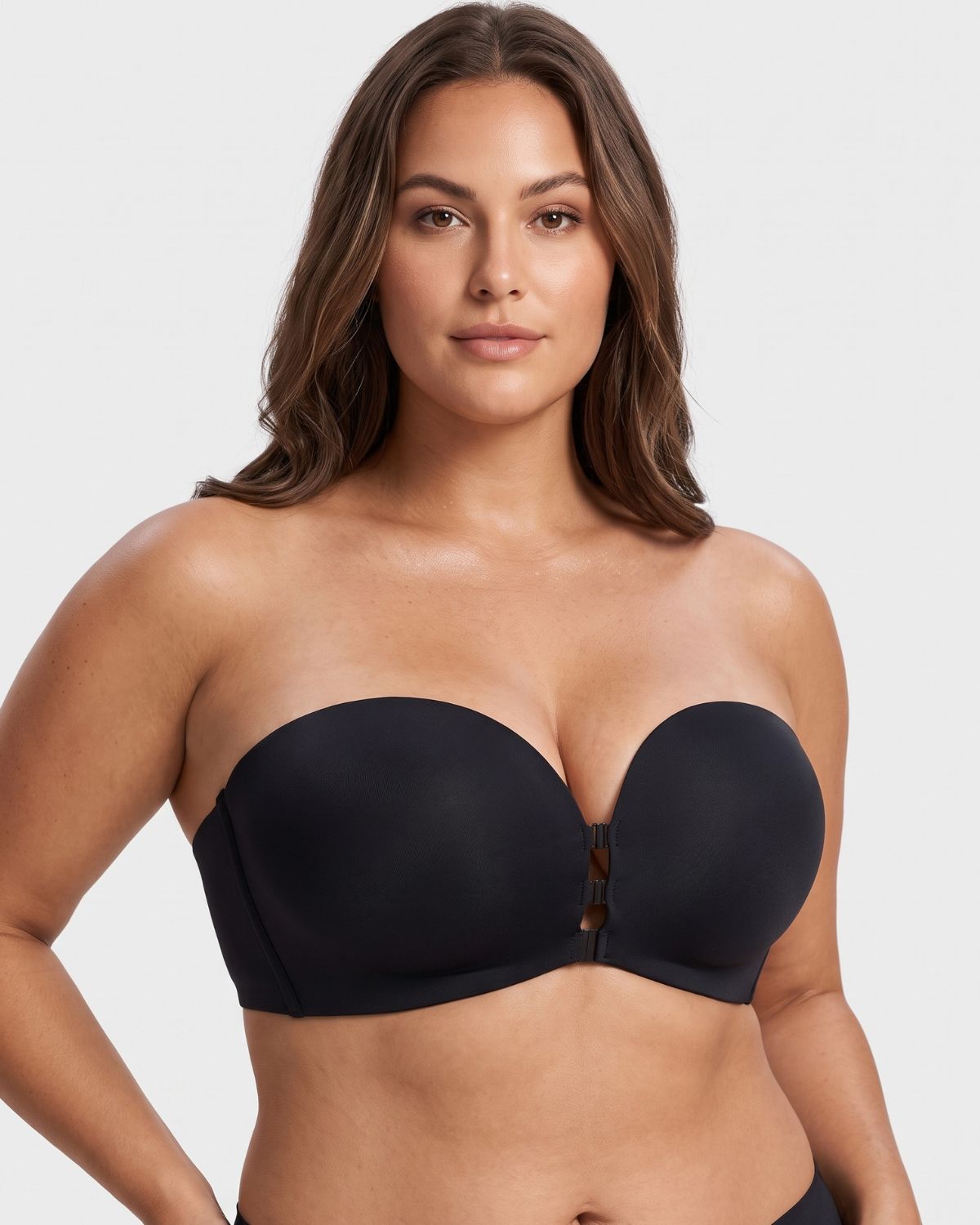 Front-Closure Strapless Push-Up Bra (For EF)