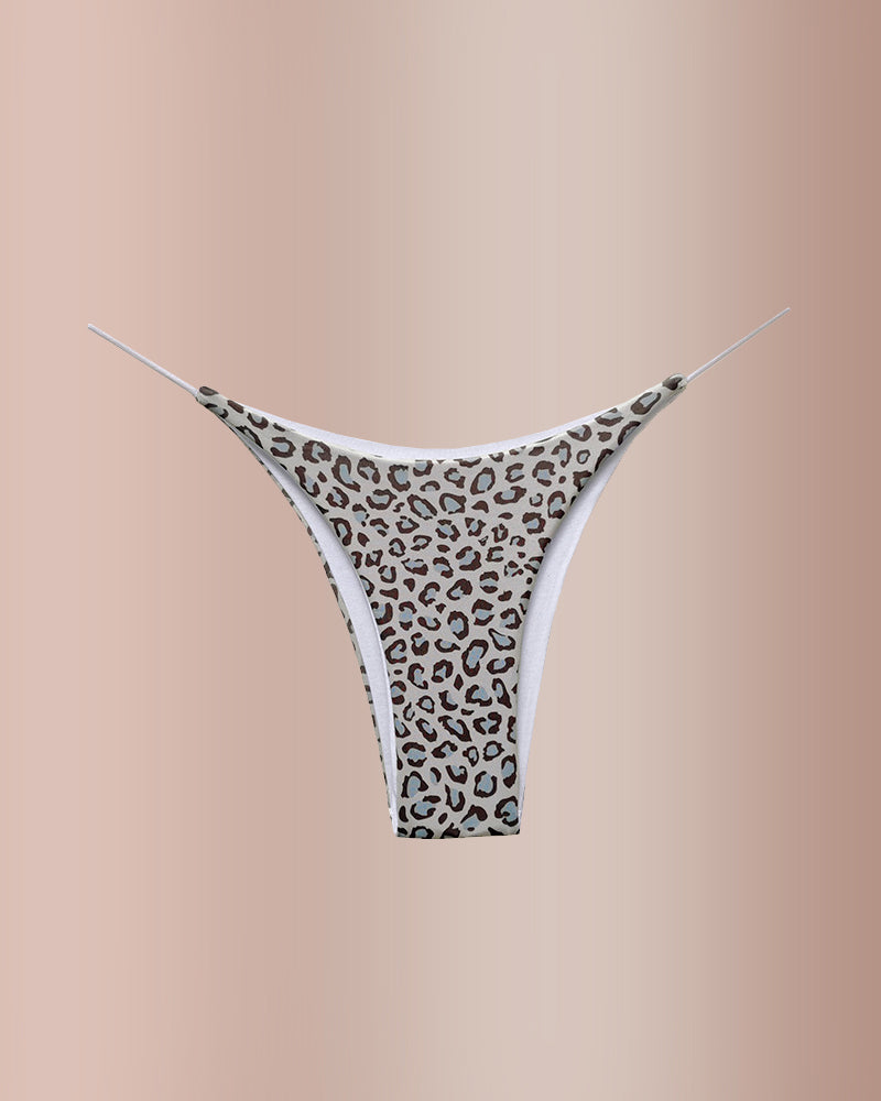 Low-Rise Cotton Double Strap Semi-Thong