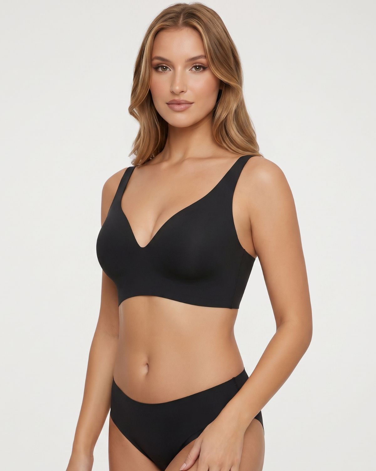 Deep V Lift Seamless Wireless Jelly Bra