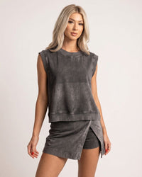 Cotton Sleeveless Tee & Shorts Set