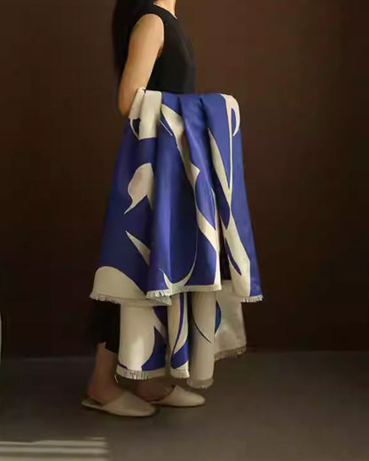 Blue Premium Sofa Throw for Office and Home Decor