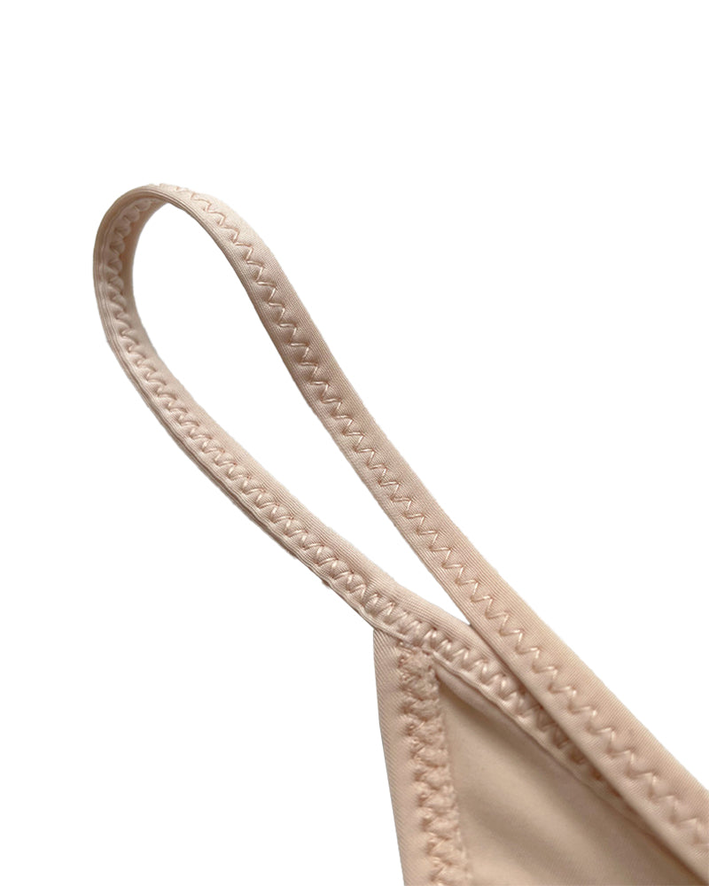 Animal Print Thin Strap Thong