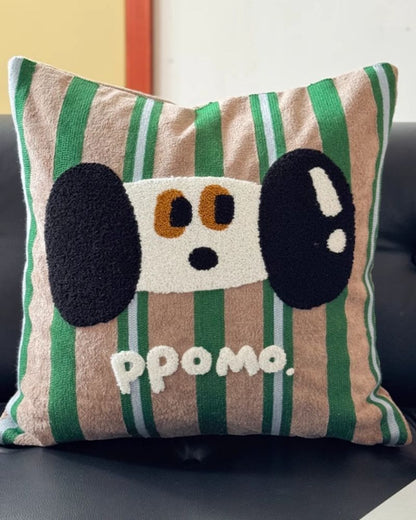 Cute Embroidered Pillow for Bedroom and Bedside