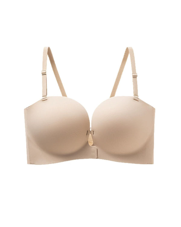Front-Closure Strapless Push-Up Bra (For CD)