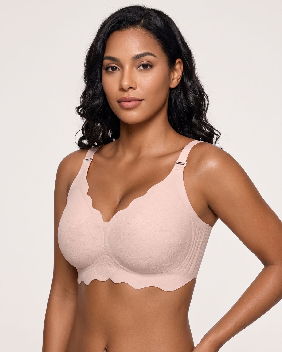Scalloped Comfort Everyday Bra