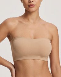 Stay‑Put Wireless Seamless Bandeau Bra