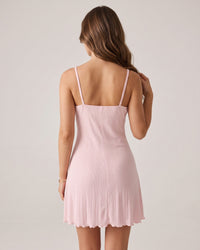 Bow-Detail Cami Slip Nightgown
