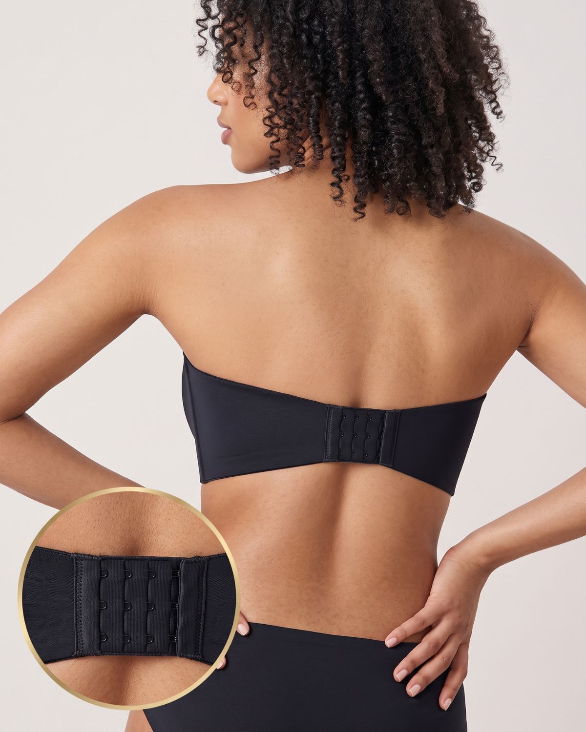 Reggiseno a fascia invisibile senza spalline minimizzante