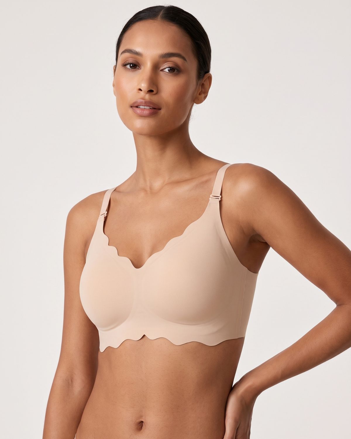 Scalloped Comfort Everyday Bra