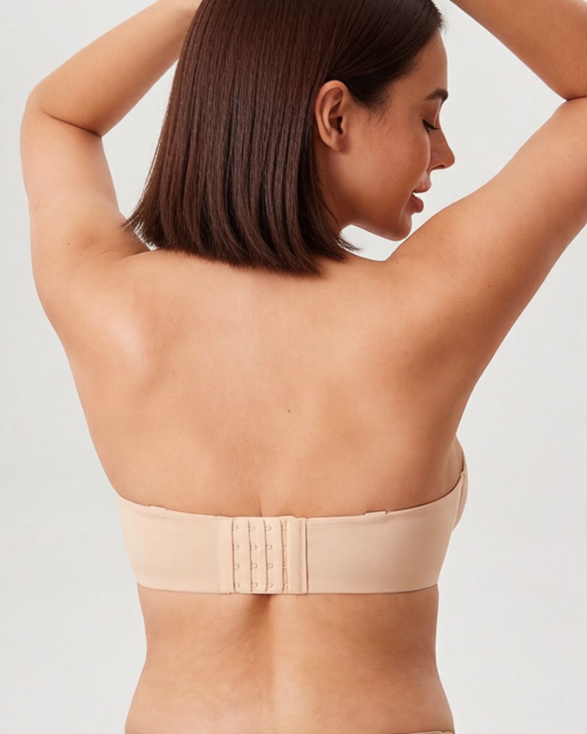 Plus Size Underwire Strapless Bra