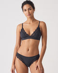 Lace Trim Lightweight Triangle Underwear Set