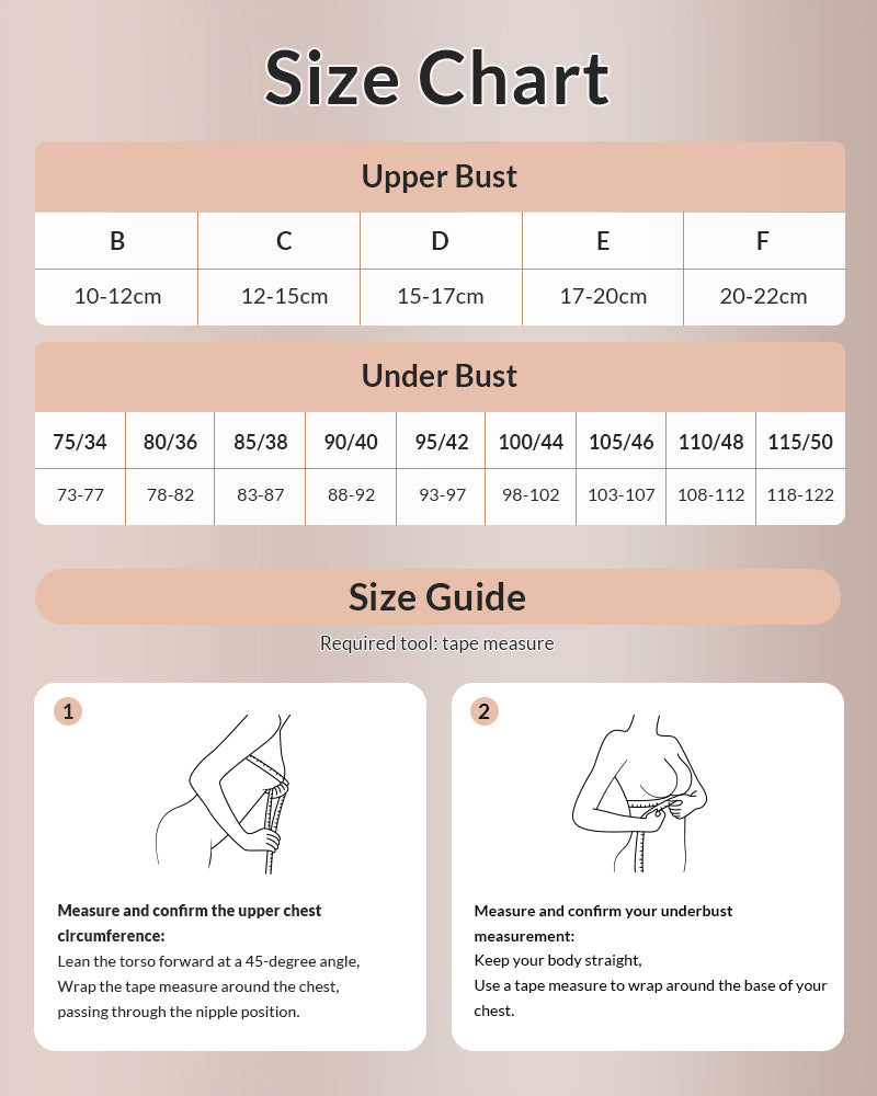 Push up Back Smoothing Shaping Bra