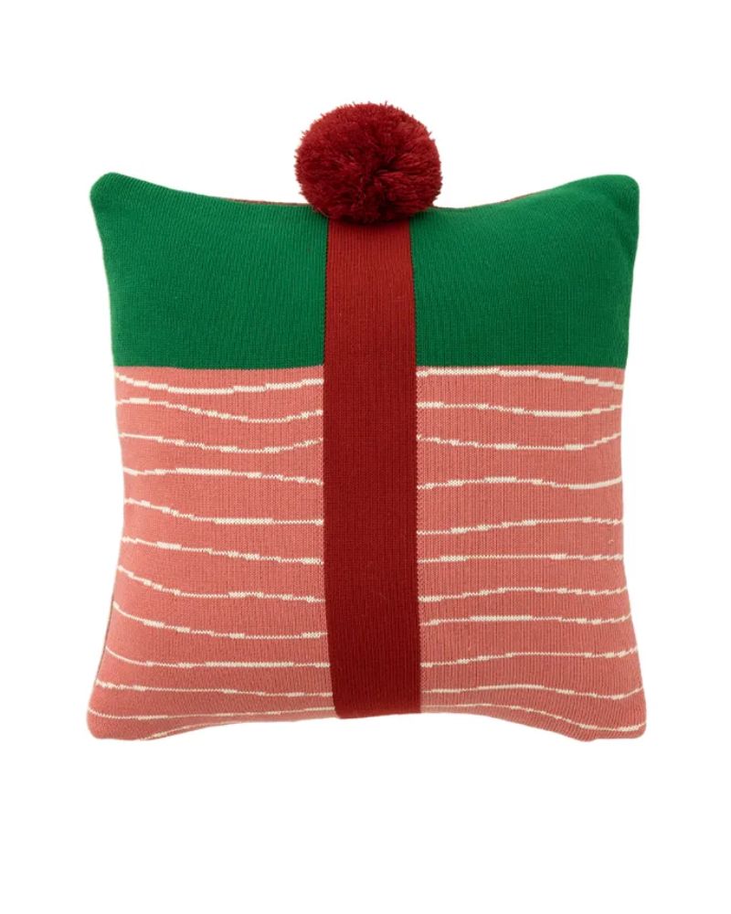 Christmas Decorative Throw Pillow - Holiday Cushion for Sofa & Home Decor