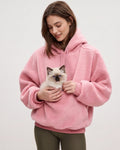 Pet Pouch Drop-Shoulder Hoodie