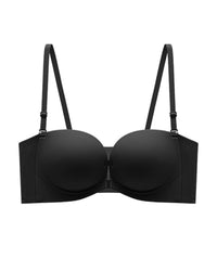 Double Front-Closure Strapless Bra