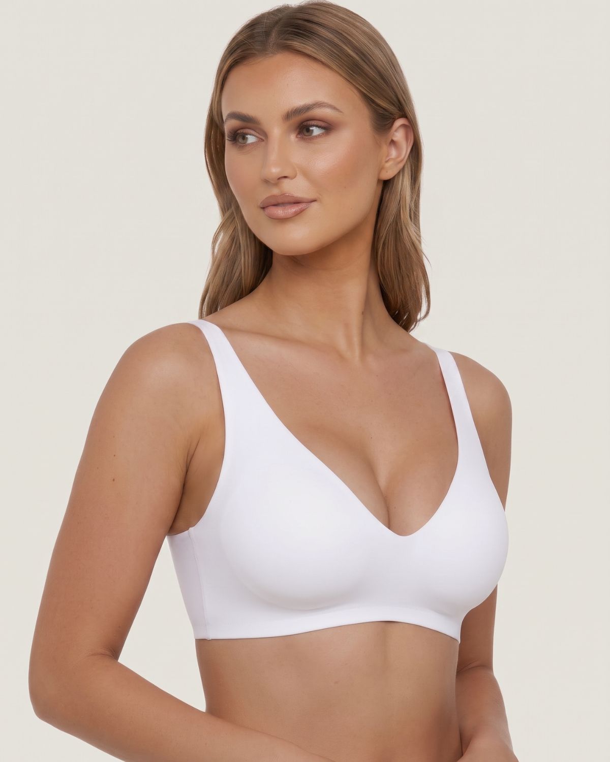 Deep V Lift Seamless Wireless Jelly Bra