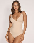 V Neck Bodysuit Tummy Control Shapewear