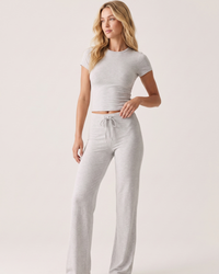 Short Sleeve Drawstring Lounge Set