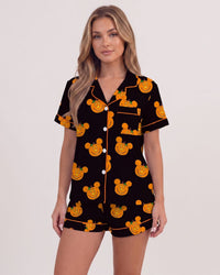 Halloween Cartoon 2-Piece Pajama Set