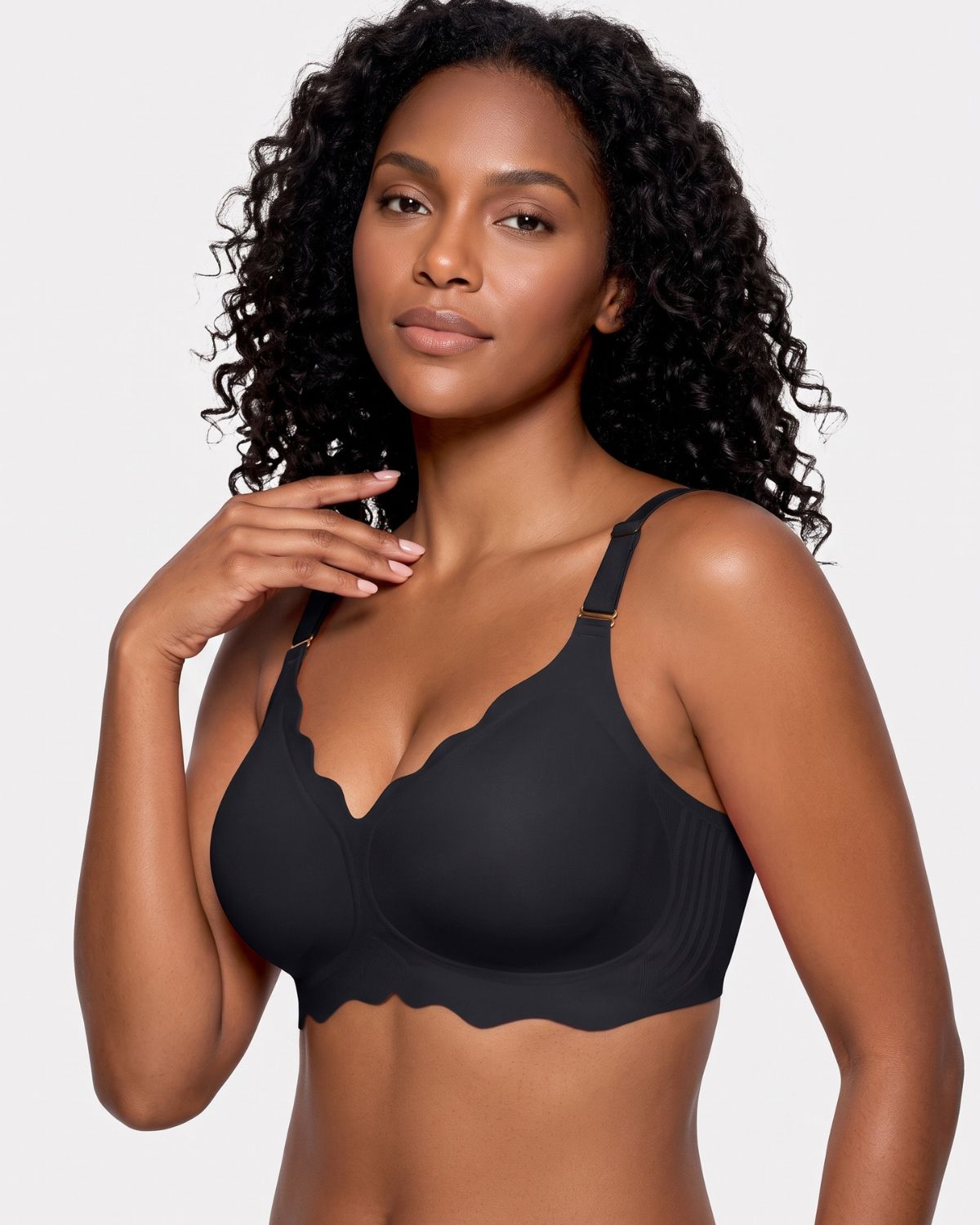 Scalloped Comfort Everyday Bra