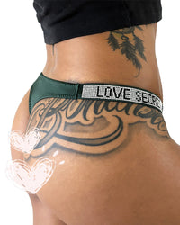 Rhinestone Embellished Sexy Thong