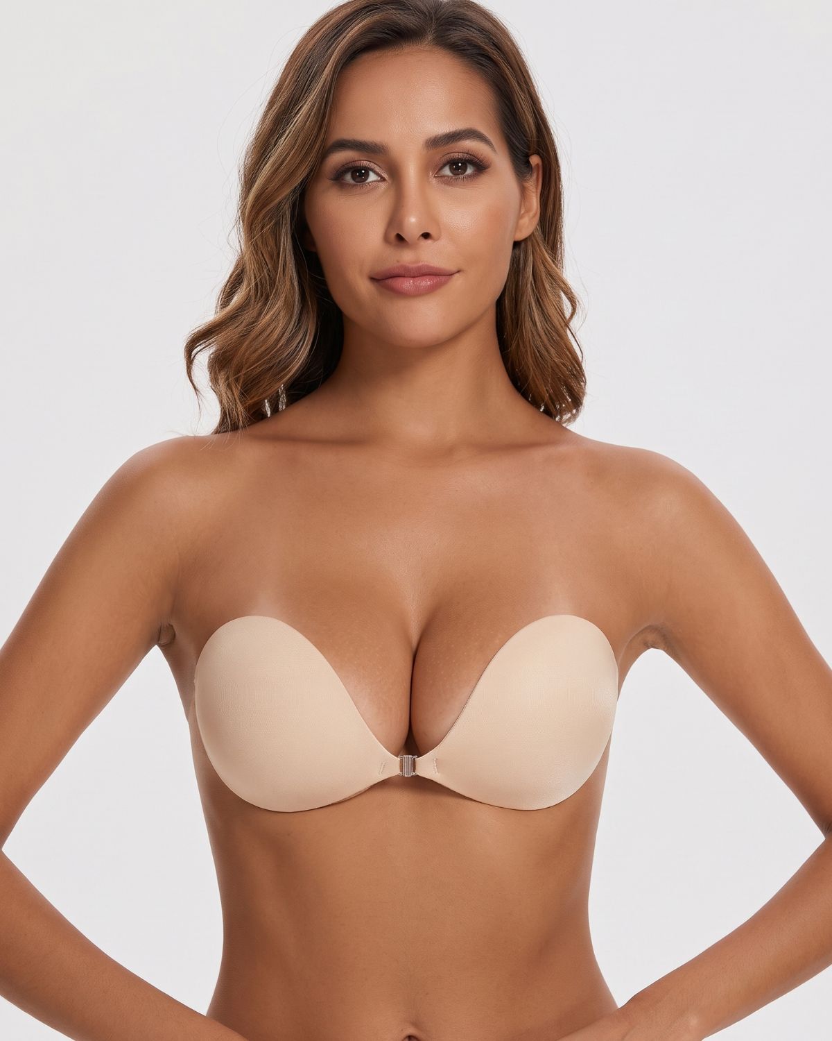 Reggiseno invisibile adesivo con chiusura frontale 
