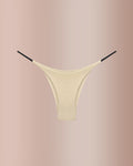 Low-Rise Cotton Double Strap Semi-Thong