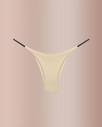 Low-Rise Cotton Double Strap Semi-Thong