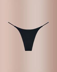 Low-Rise Cotton Double Strap Semi-Thong