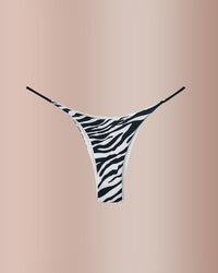 Low-Rise Cotton Double Strap Semi-Thong