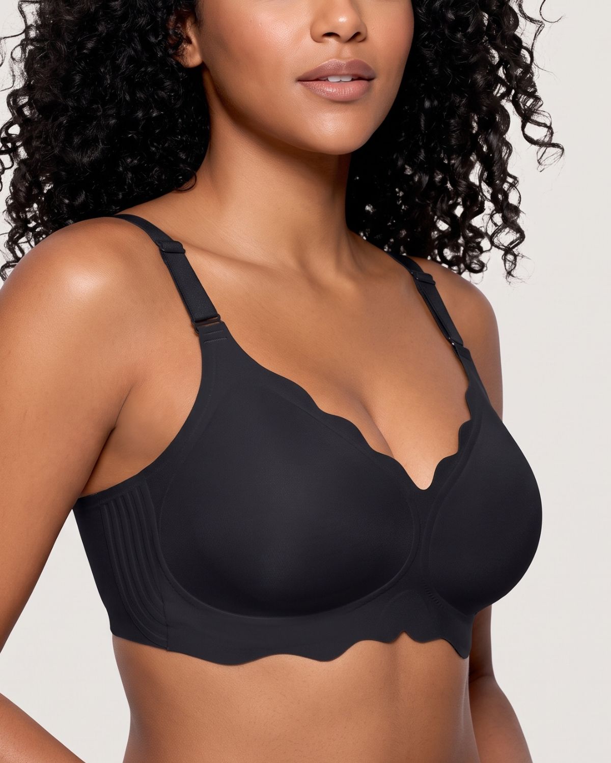 Scalloped Comfort Everyday Bra