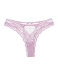 Sheer Heart Mesh Lace Thong