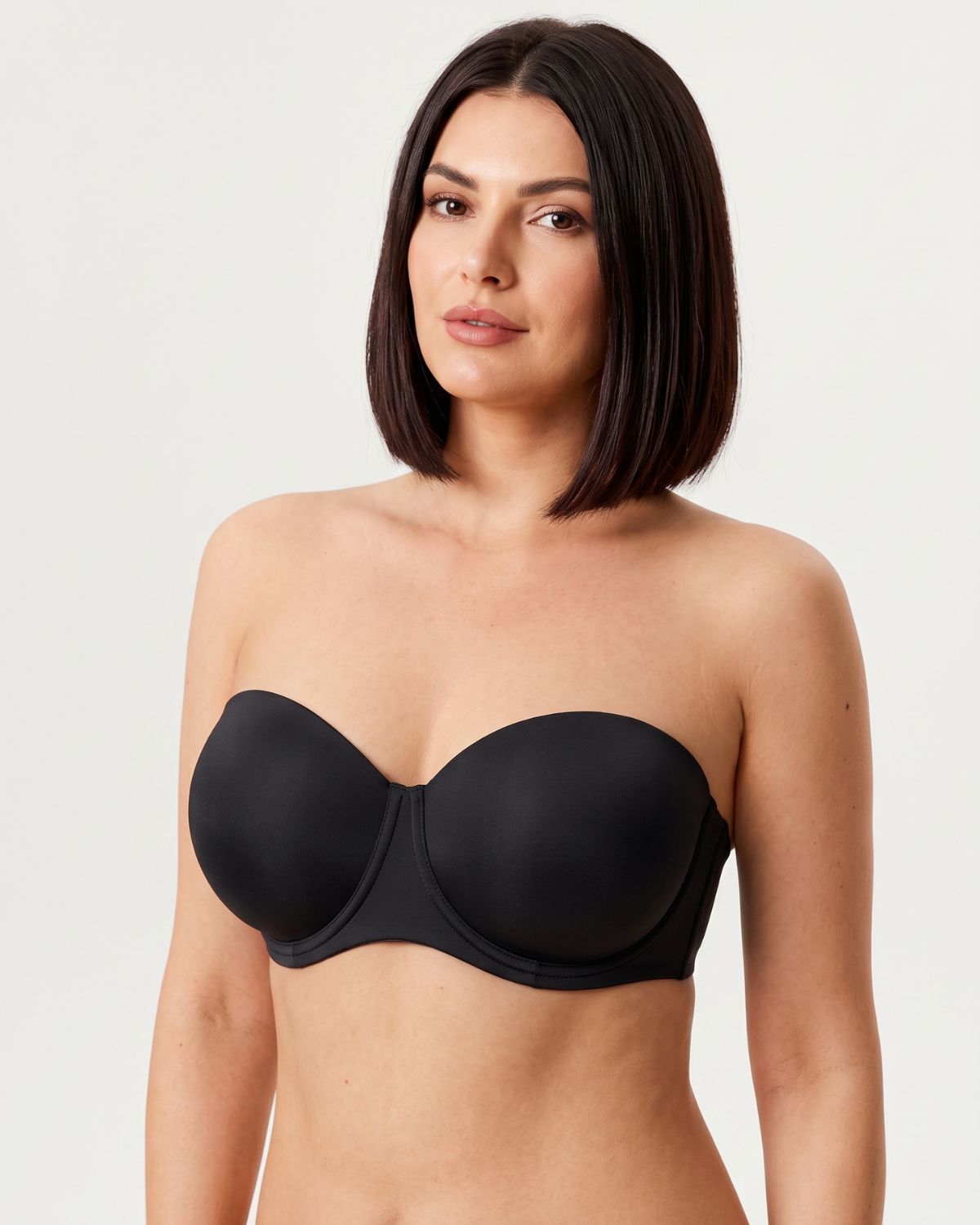 Reggiseno classico senza spalline con ferretto - Alto sostegno
