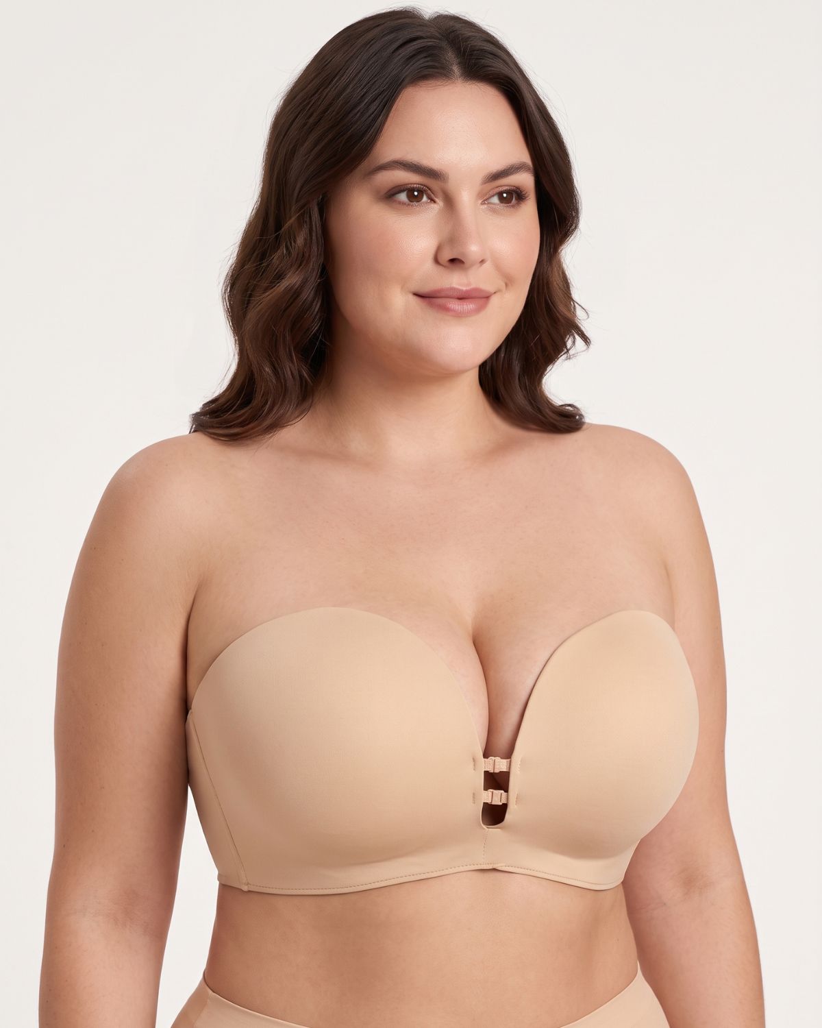 Front-Closure Strapless Push-Up Bra (For EF)