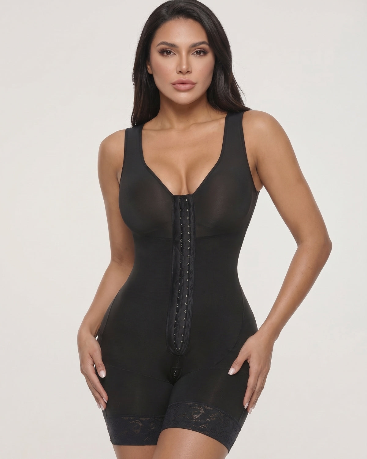 Zipper & Hook Body Shaper