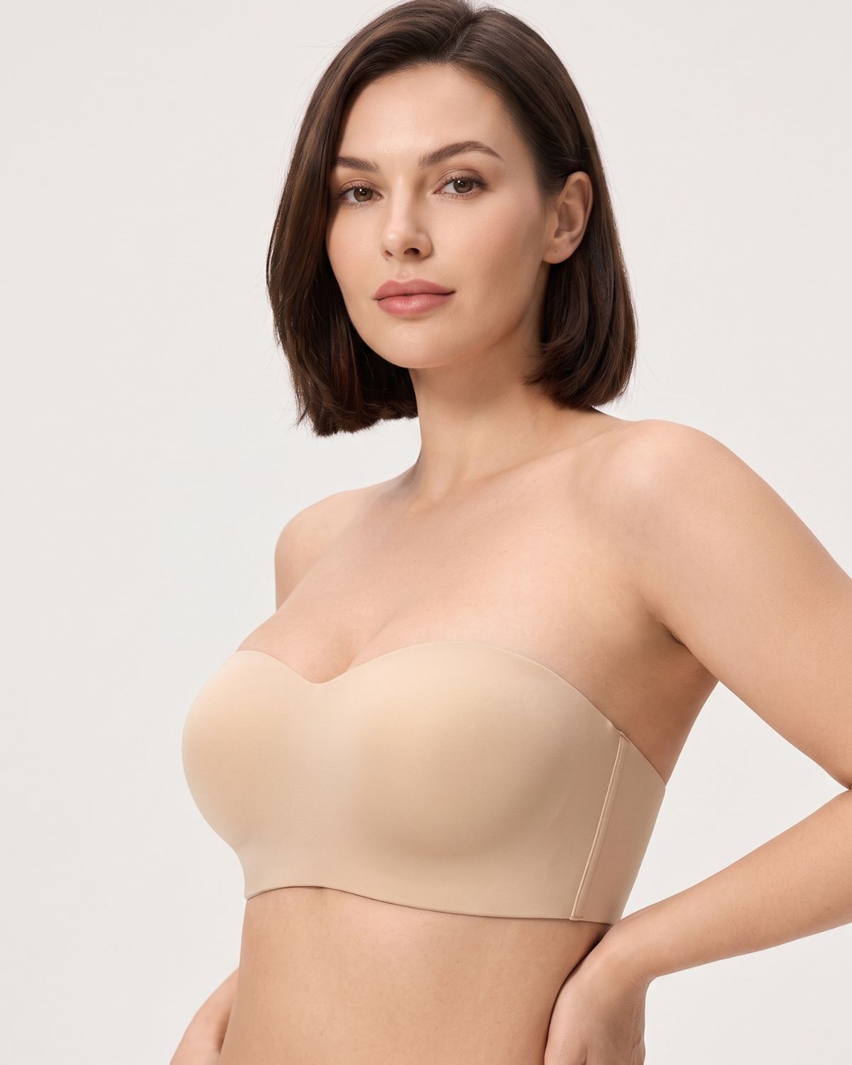 Reggiseno multiuso senza spalline, senza ferretto, per una schiena liscia
