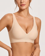 Deep V Lift Seamless Wireless Jelly Bra