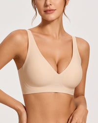 Deep V Lift Seamless Wireless Jelly Bra