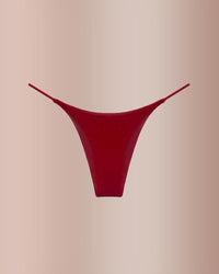 Low-Rise Cotton Double Strap Semi-Thong