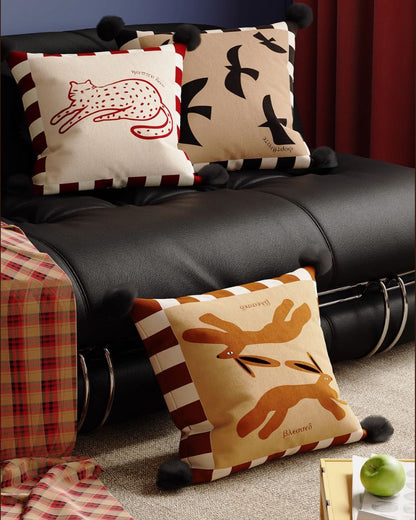 Grassland Animal Pillow for Sofa, Bedroom, and Office