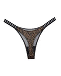 Seamless Leopard Print Bikini Thong