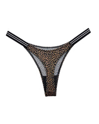 Seamless Leopard Print Bikini Thong