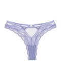 Sheer Heart Mesh Lace Thong